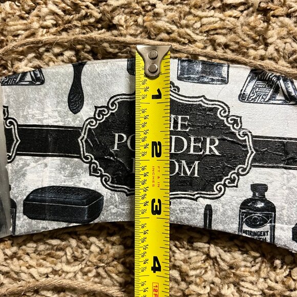 NEW Handcrafted Black & White Powder Room Wall Décor Bundle – One-of-a-Kind Gift - Picture 5 of 5